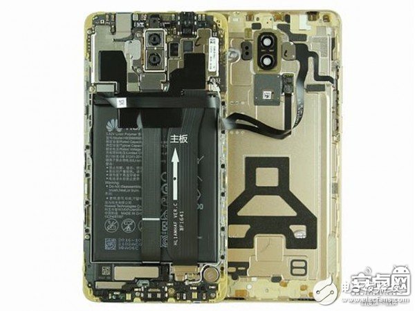 [圖]華為Mate 9拆解：做工整齊、用料扎實(shí)
