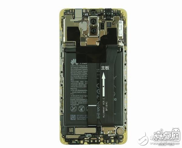 [圖]華為Mate 9拆解：做工整齊、用料扎實(shí)