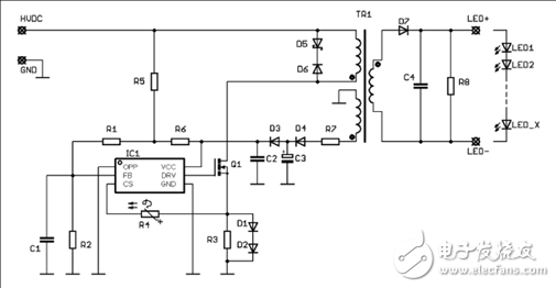 [原創(chuàng)] On Semi NCL30073 9W高功率因素LED驅(qū)動(dòng)方案