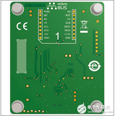 CAN FD控制器MCP2517FD的主要特性 PCB正面布局
