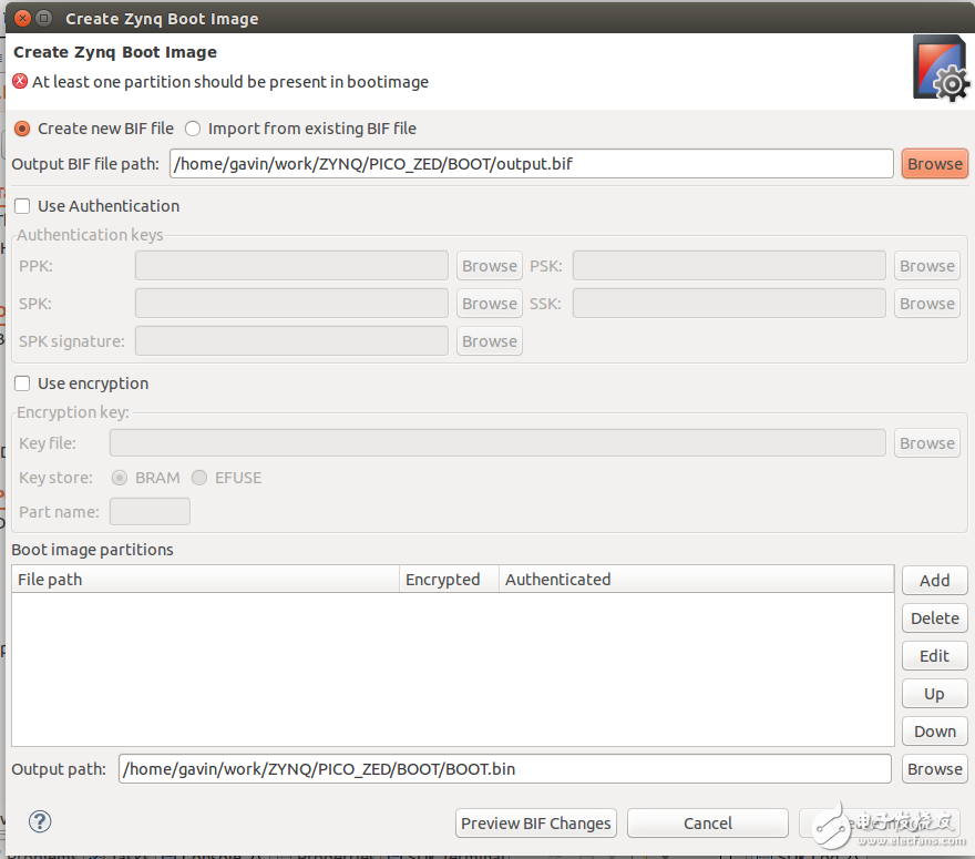Zynq 7015 linux跑起來之導(dǎo)入之BOOT.bin生成詳解