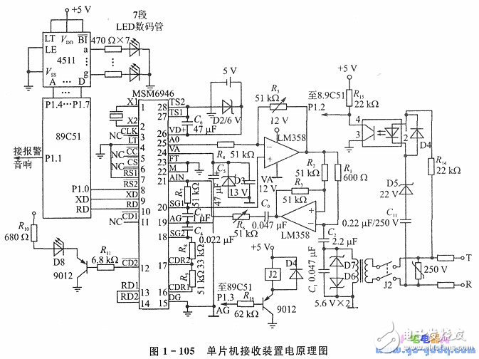 基于MODEM芯片構(gòu)成的單片機自動報警裝置設計