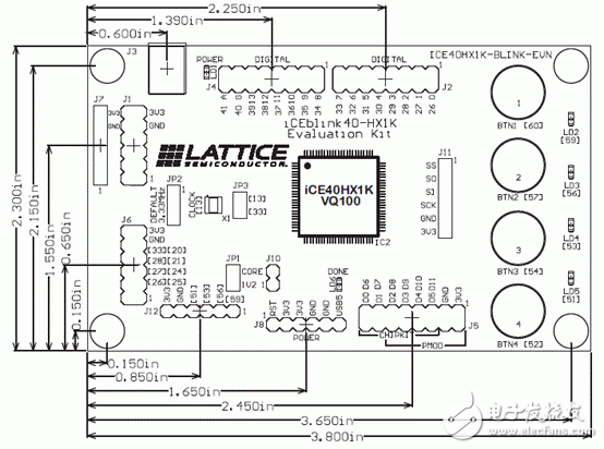 超低功耗iCE40 HX系列架構(gòu)圖分析