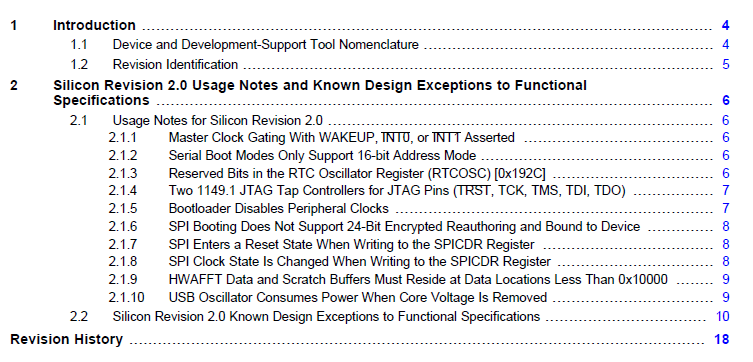 TMS320C5515和C5514定點DSP Silicon功能規(guī)范的已知異常的詳細概述