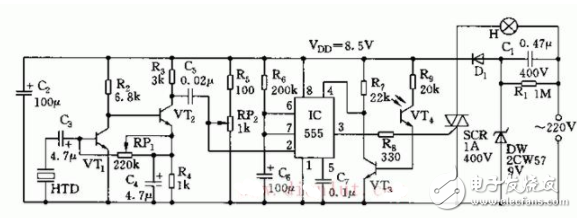 聲光控制電路圖大全(聲光控節(jié)能燈/延時節(jié)電燈/聲光控樓梯延遲開關(guān)電路)