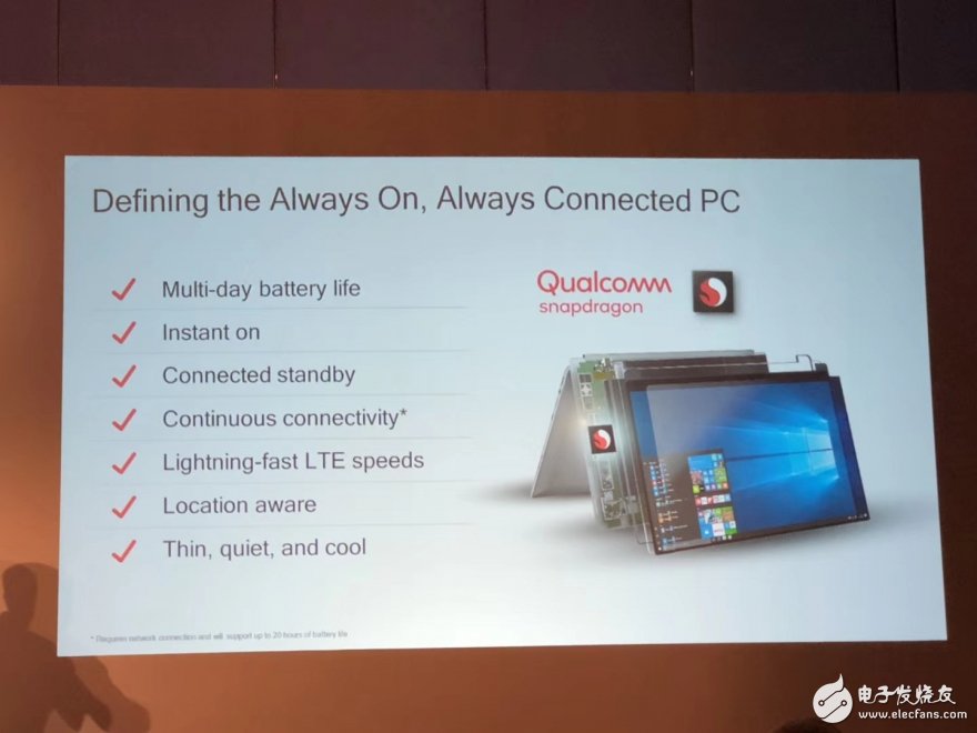 高通在臺(tái)北電腦展上面正式發(fā)布驍龍850，專為搭載Windows 10 ARM系統(tǒng)的筆記本電腦打造的處理器