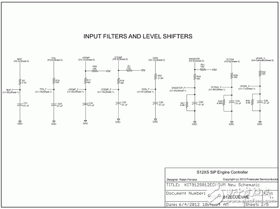 MM912-S812小型摩托車引擎ECU參考設(shè)計(jì)(特性_系統(tǒng)框圖_電路圖_pcb元件布局)
