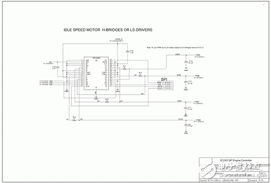MM912-S812小型摩托車引擎ECU參考設(shè)計(jì)(特性_系統(tǒng)框圖_電路圖_pcb元件布局)