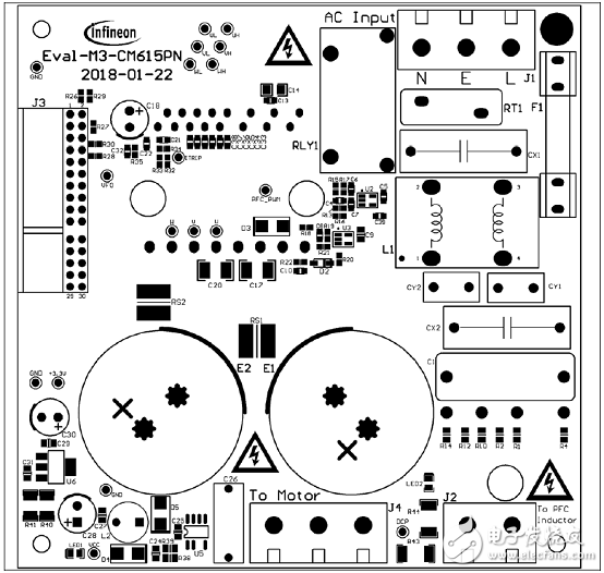 [原創(chuàng)] Infineon IFCM15P60GDCIPOS模塊三相馬達控制方案