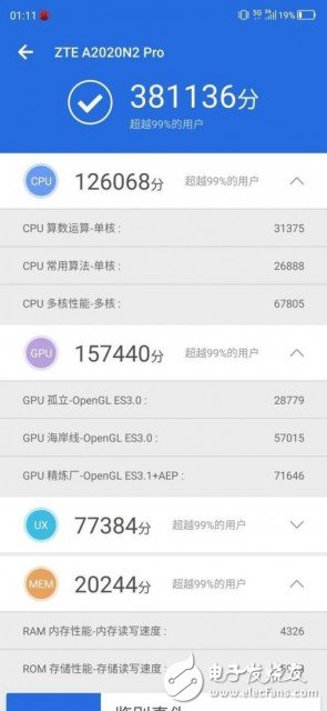 中興天機(jī)Axon 10 Pro跑分曝光，是驍龍855手機(jī)中最高分
