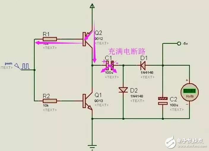 單片機電子電路中常用的兩種負壓產(chǎn)生電路解析