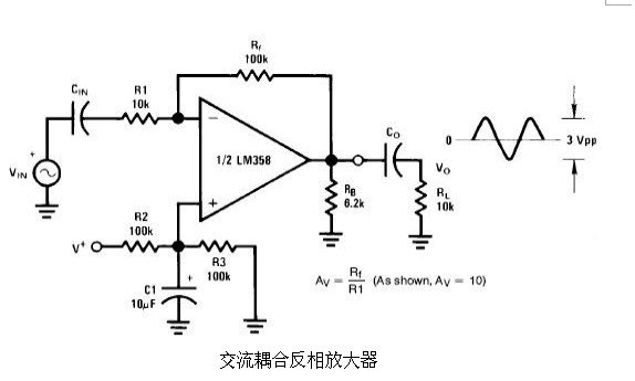 6種簡單電路圖之LM358應用電路圖(直流耦合低通RC有源濾波器 低漂移峰值檢測器)