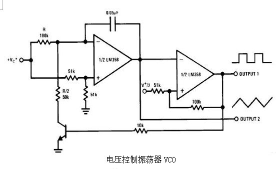 6種簡單電路圖之LM358應用電路圖(直流耦合低通RC有源濾波器 低漂移峰值檢測器)